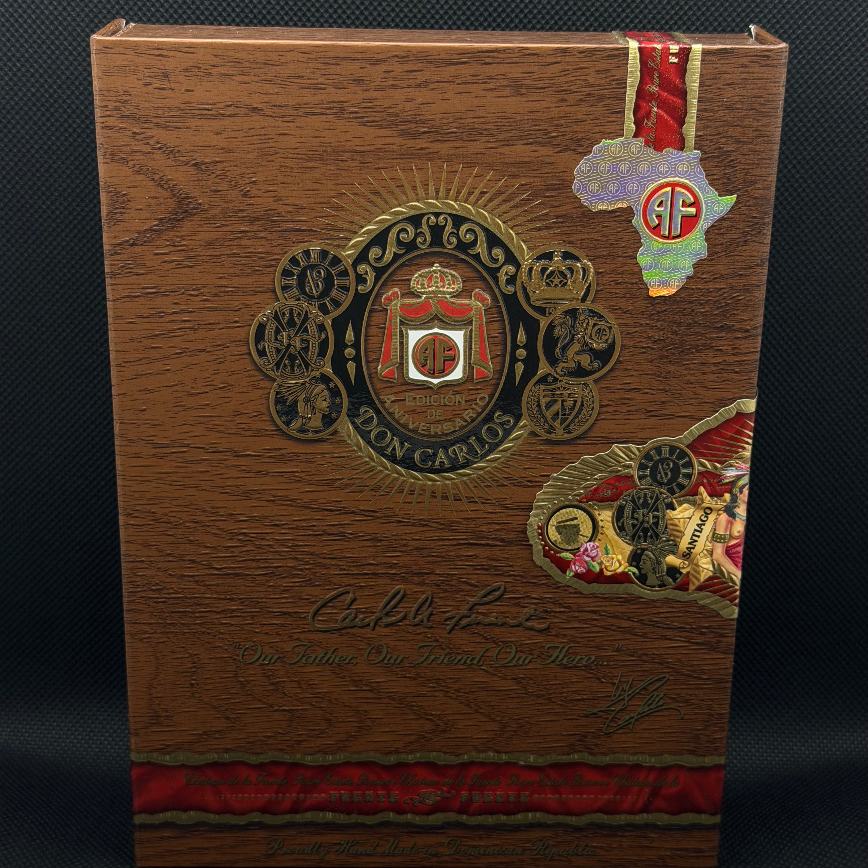 Picture of Arturo Fuente Don Carlos 90 Años Dos Capas — Box of 5